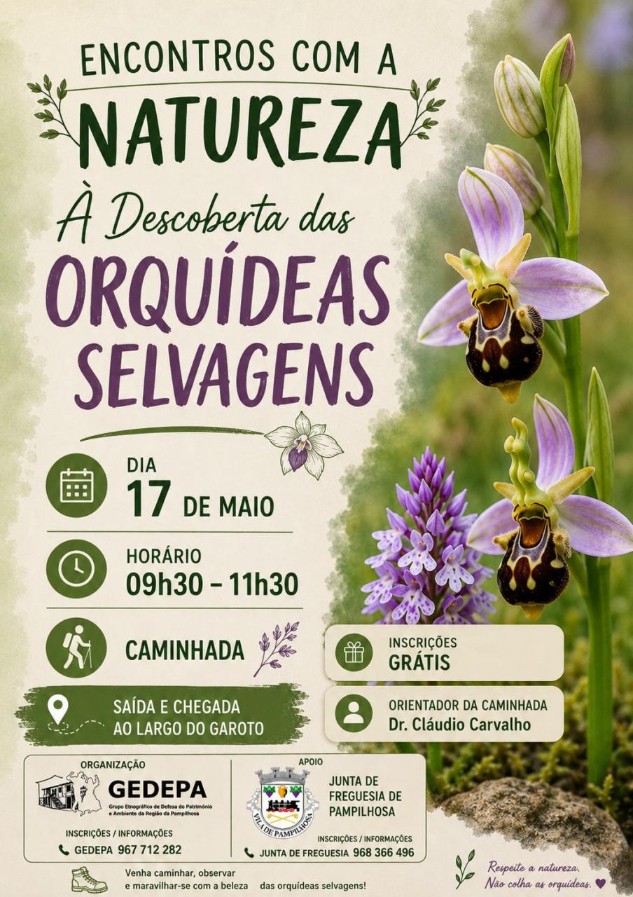  Caminhada &ldquo;&Agrave; Descoberta das Orqu&iacute;deas Selvagens&rdquo;
